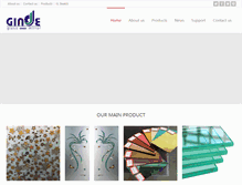 Tablet Screenshot of gindeglass.com